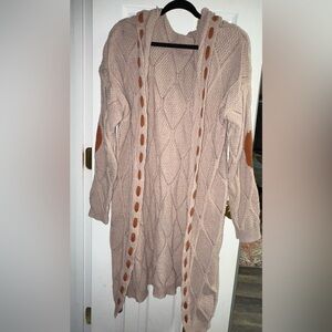 Women’s plus super soft hooded cardigan